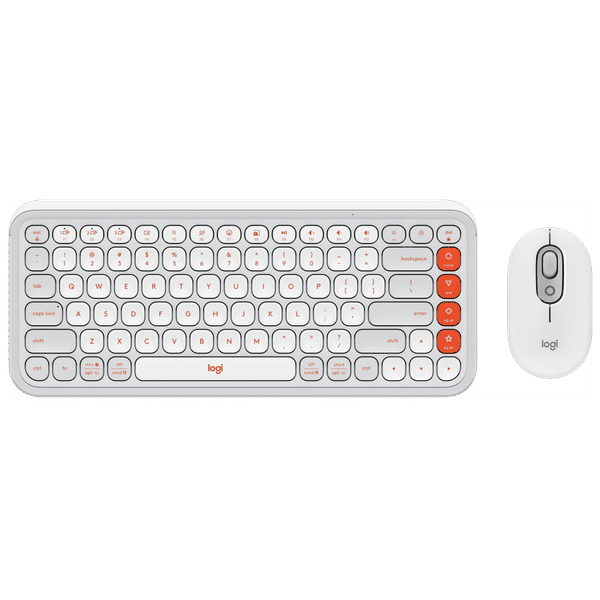 Buy logitech POP Icon Wireless Keyboard & Mouse Combo (400DPI